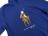 Polo Ralph Lauren Polo Bear Print Pullover Sweatshirt Blue Men's Hoodie, 0102941, XXL, [Used]