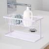 Kitchen Sponge Holder with Drain Tray Drainer Dish Rack for Sink