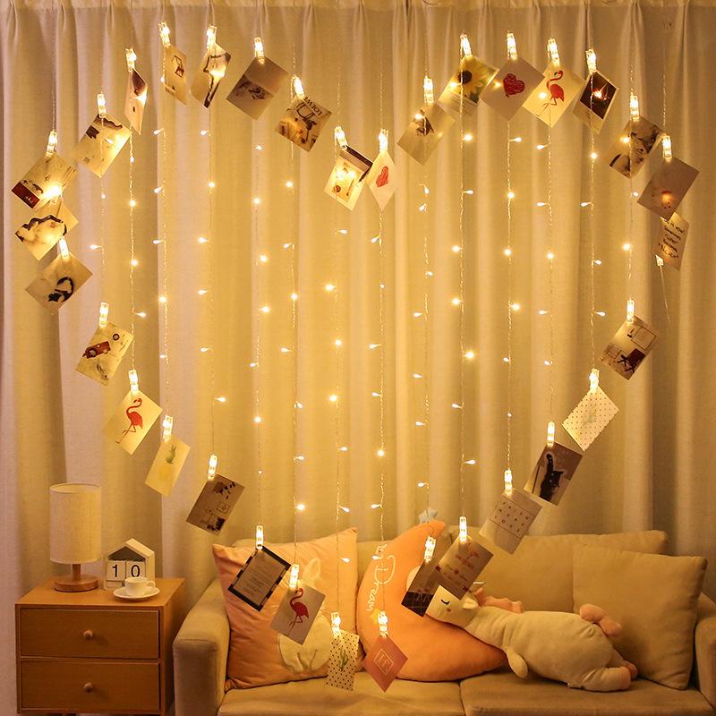 Samsung LED Curtain String Lights - Stars & Moon Decoration for Festivals