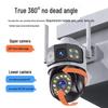Baokeji Outdoor AI Surveillance Camera with 360° View CN Plug (adapter Included)