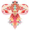 2026 Peony Goldfish 3D Bamboo Kite: Retro Mini Koi Decoration
