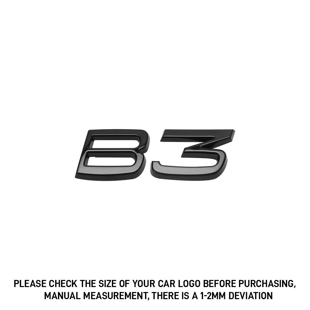 3D ABS Letters Car Rear Trunk Tailgate Side Fender Badge Emblem Sticker for Volvo B2 B3 B4 B5 B6 B7 B8 Auto Accessories