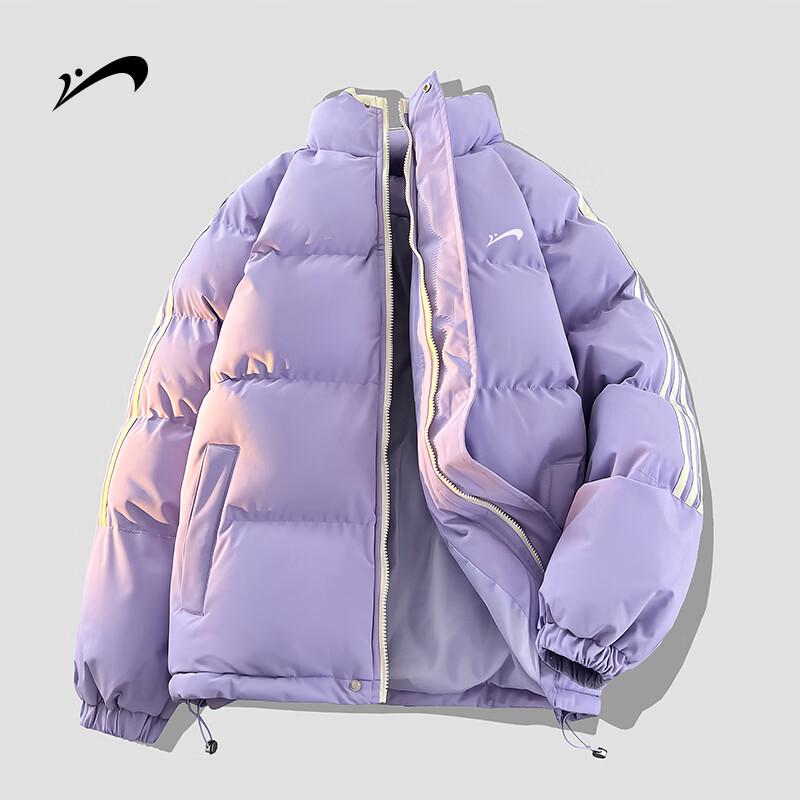 Guireniao Unisex Stand-Collar Thickened Padded Winter Jacket