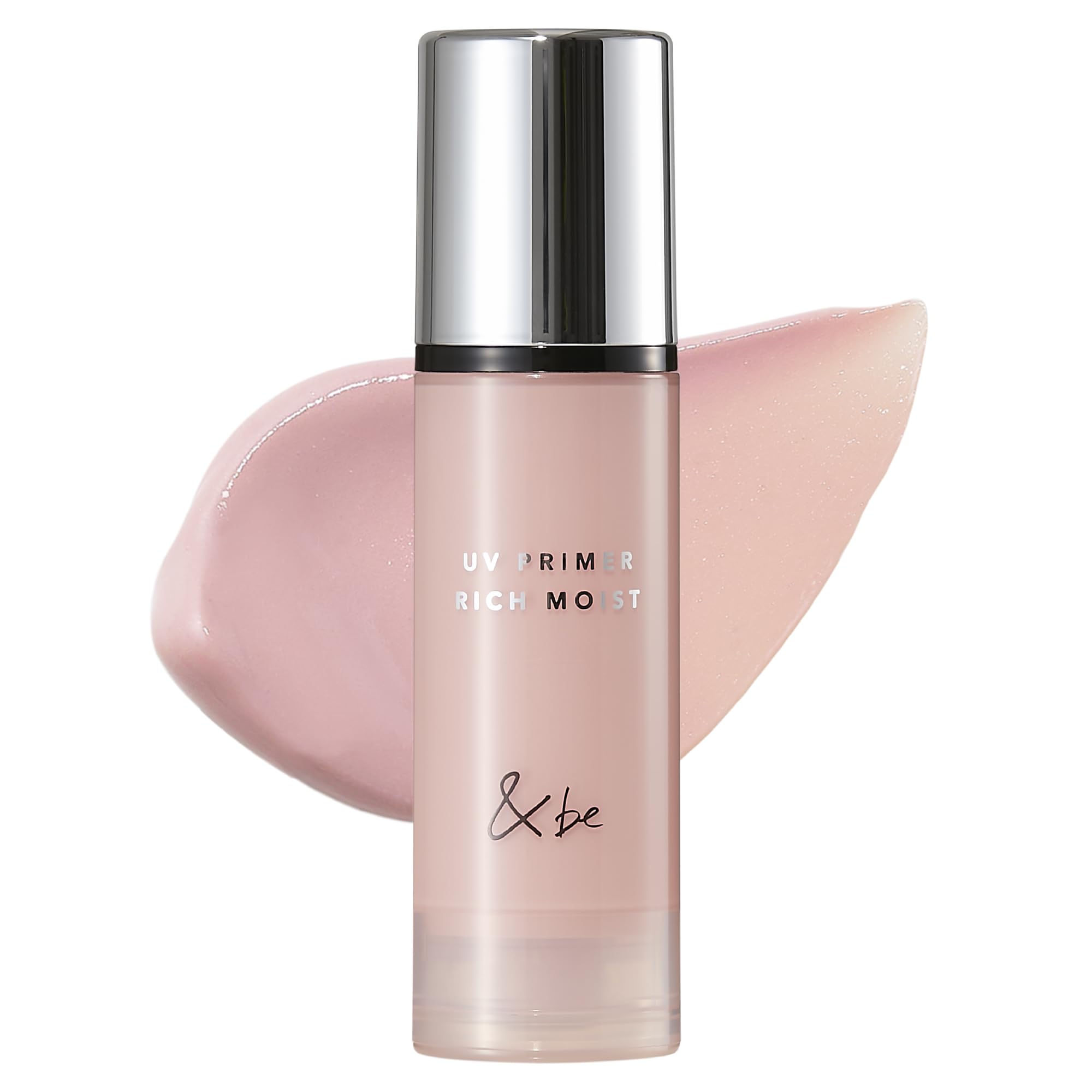 

УФ-праймер Rich Moist Peach Glow Макияж Цветной праймер [Официальный] &be [Обновление] SPF50+ PA++++ / База,