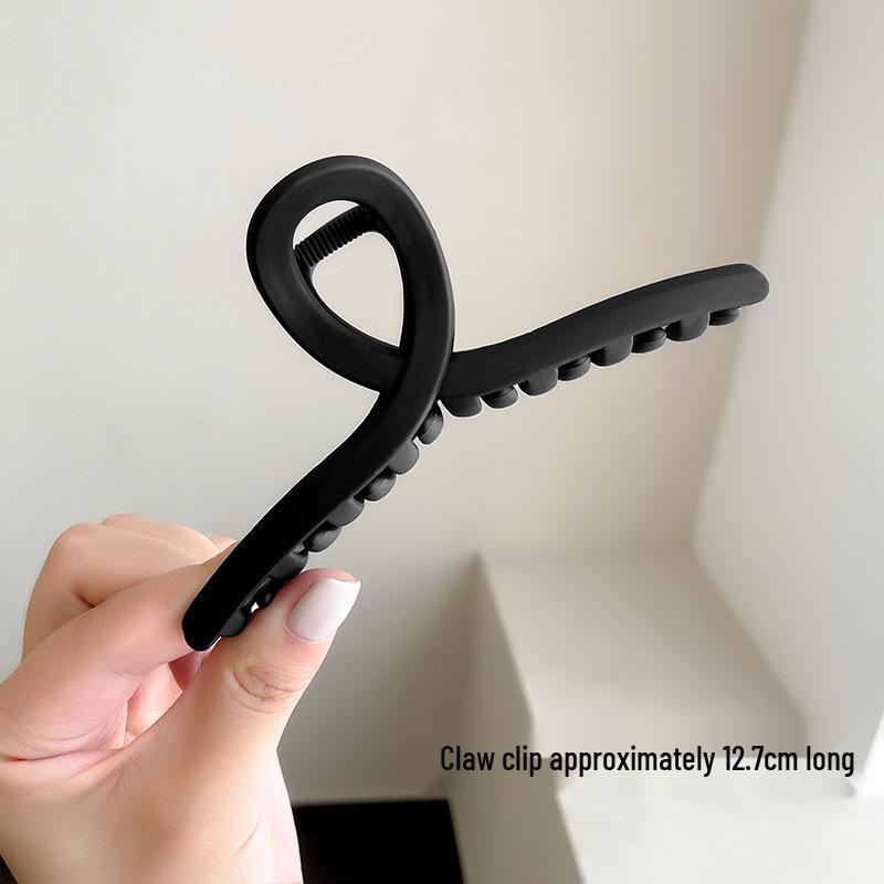 

Очень большая матовая заколка-краб для волос «Акула» 13 см для женщин, зажим для пучка для густых волос, высококачественная заколка для волос