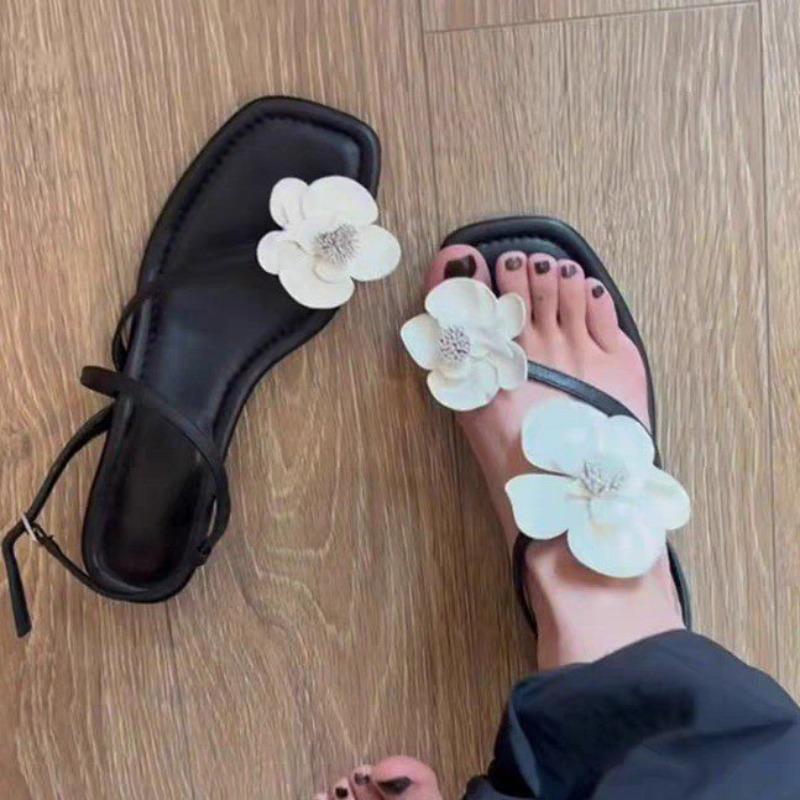 Fashion Women New Trend Flower Luxury Designer High Heels Sandals Women Fashion Female Summer Slingback Sandals Women Party Dress Shoes