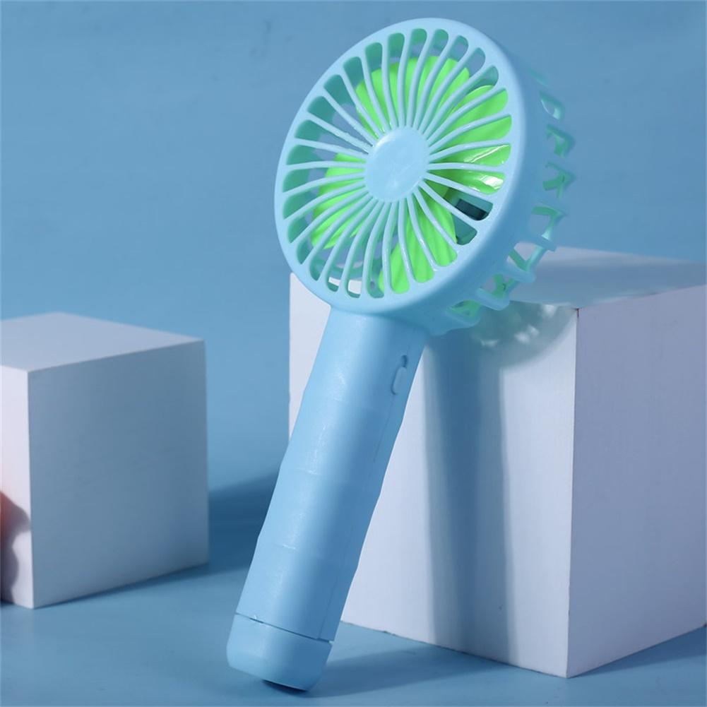 Portable Mini Fan Handheld Battery Powered Fan Desktop Air Cooler Outdoor Travel Hand Fan
