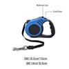 Heavy Duty Nylon Automatic Puppy Running Lead Dog Traction Rope Dog Leash Rope Dog Walking Leash