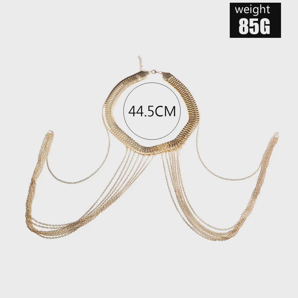 Sexy Beach Body Chain Bikini Tassel Necklace