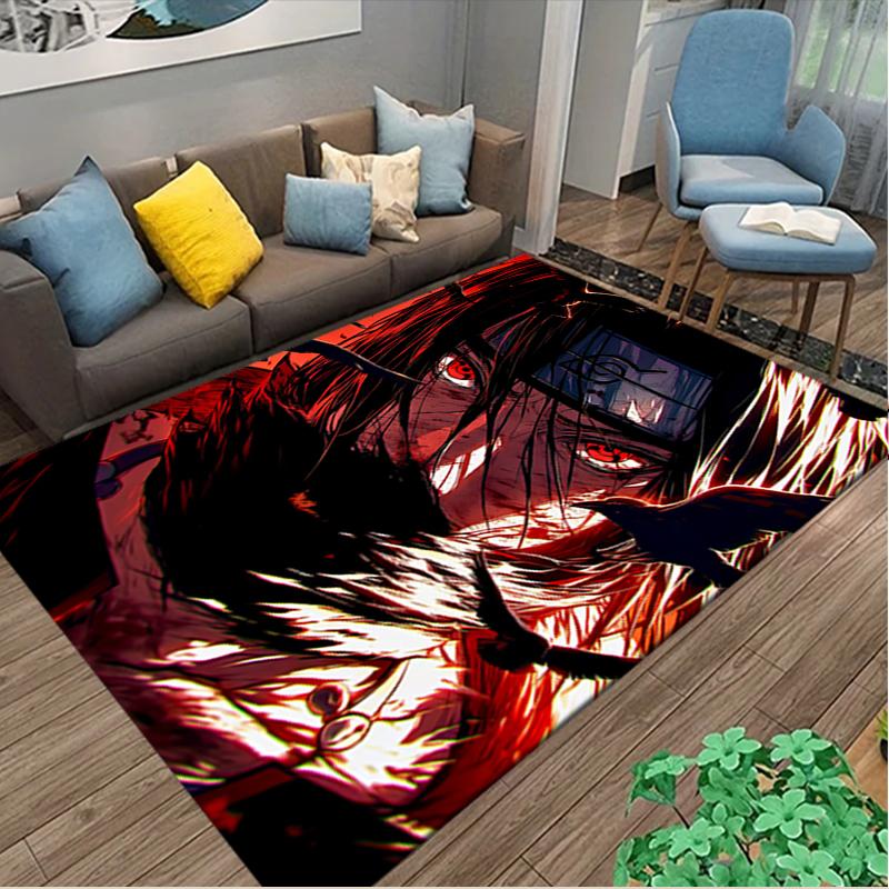 1pc Area Rug Appropriate for Office, naruto Carpet, Versatile Printed Chair Rug, Durable Home Sofa Carpet