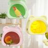 Warm Light Bird Breeding Nest Bear Shape Bite Resistant Hamster Bed House Multi-Purpose Decorative Pet Habitat