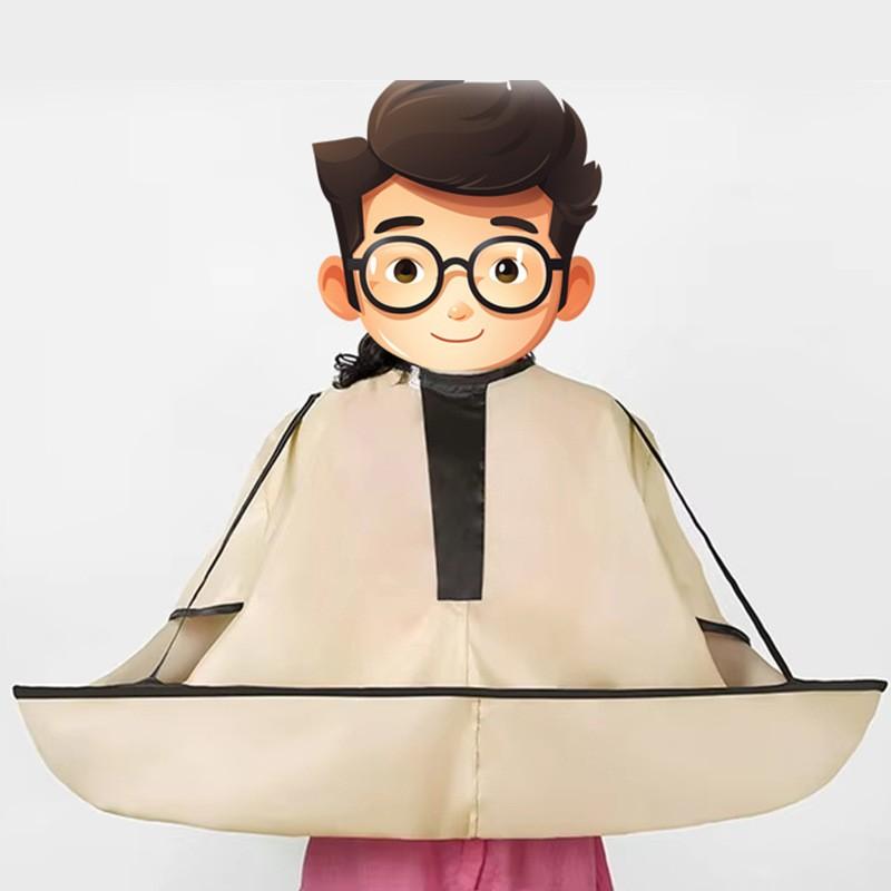 1PC Wasserdicht Erwachsene Haar Schneiden Mantel Faltbare Regenschirm Cape Salon Barber Hause Friseur Cape Abdeckung Tuch