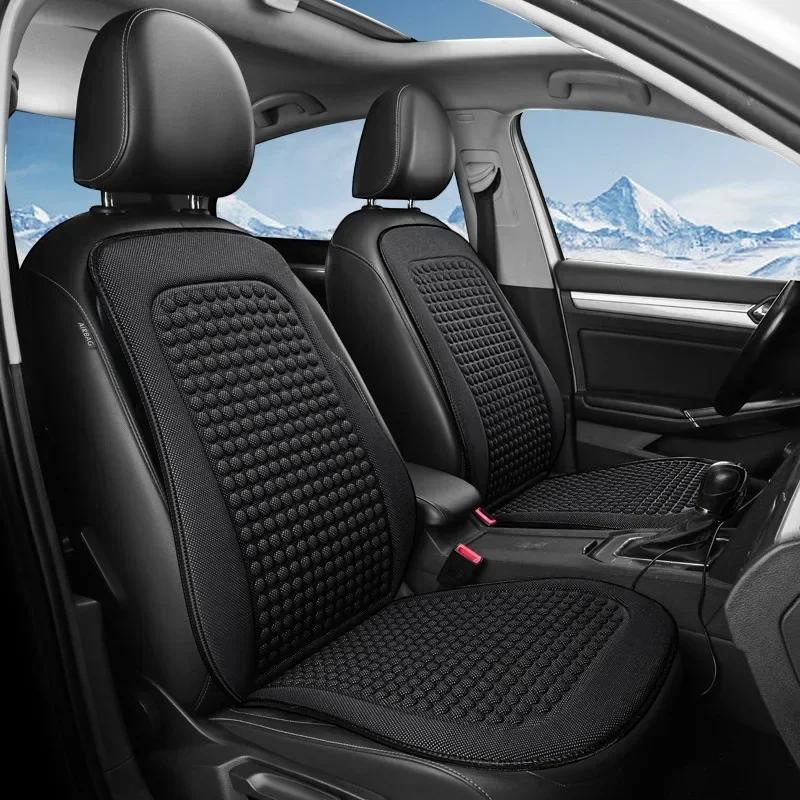 Ice Silk Breathable Car Seat Cover Summer Cooling Auto Seat Cushion Universal Vehicle Chair Backrest Interior Protector Pad Mat