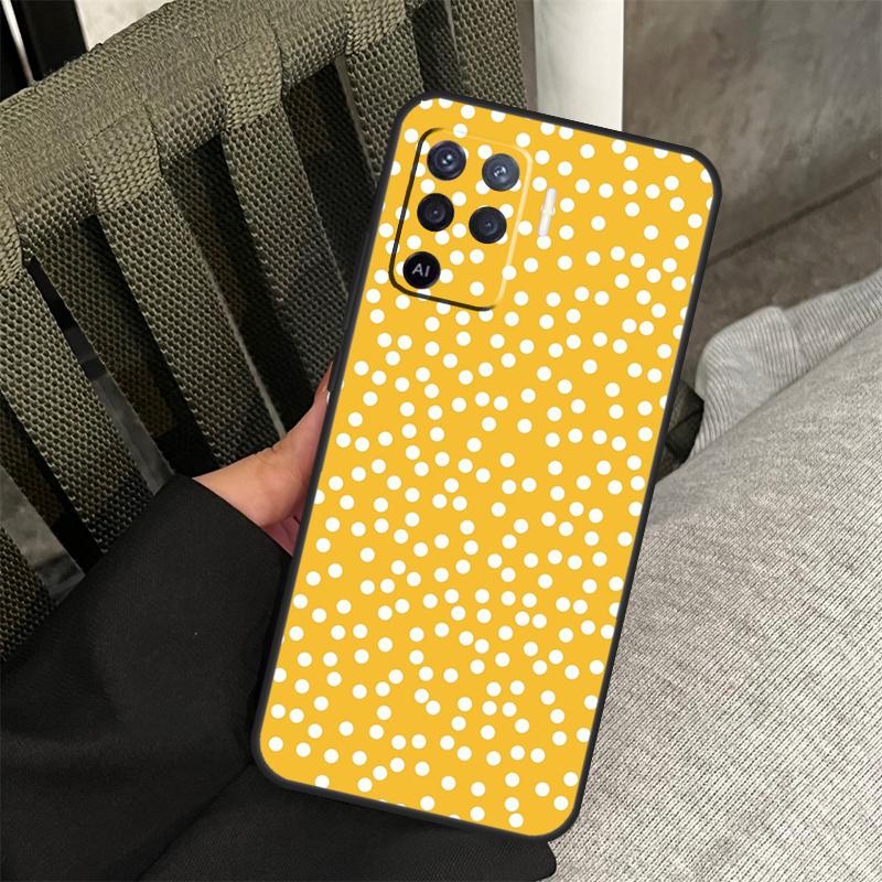 Polka Dot Case For Oppo A80 A60 A40 A94 A54 A98 A78 A18 A38 A58 A16 A76 A96 A17 A77 A74 A57S A15 Cover