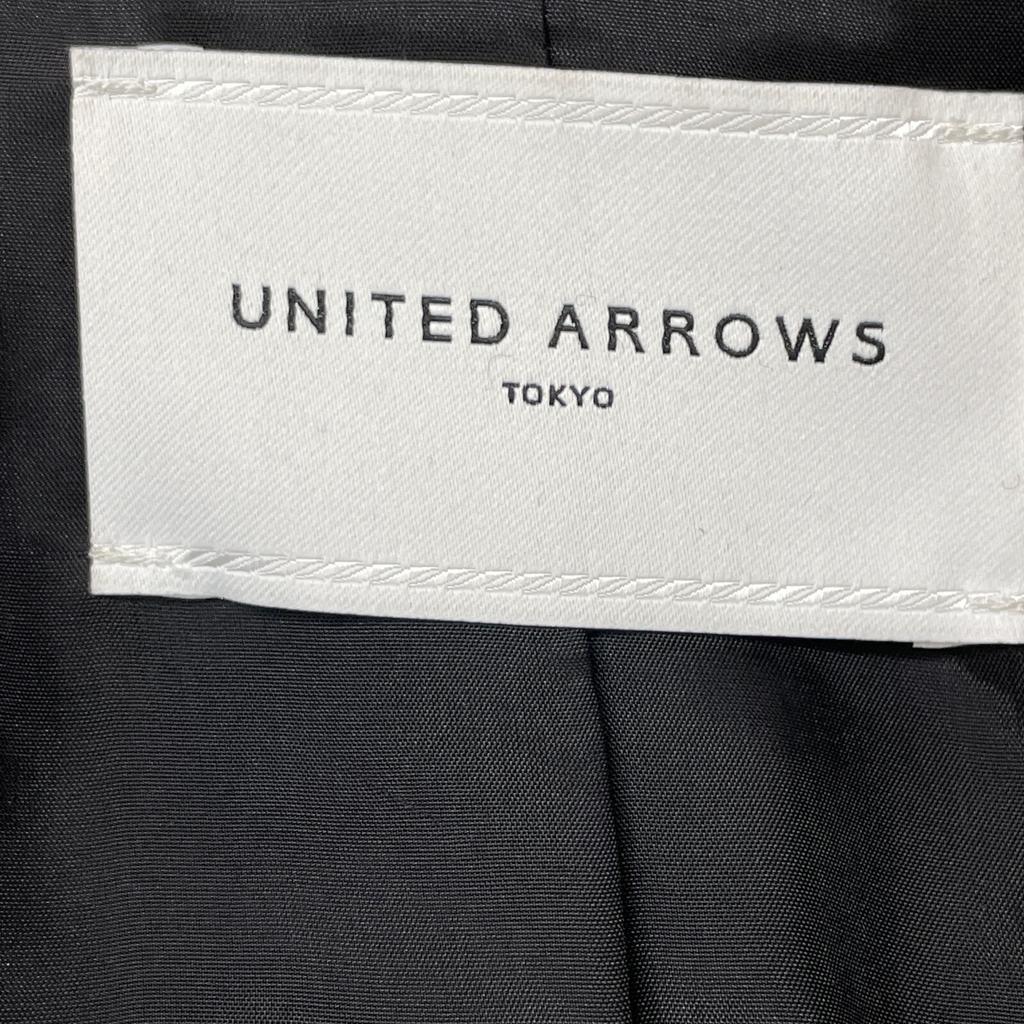 UNITED ARROWS Black UWSC Melton P-Coat coat 34 blackUsed