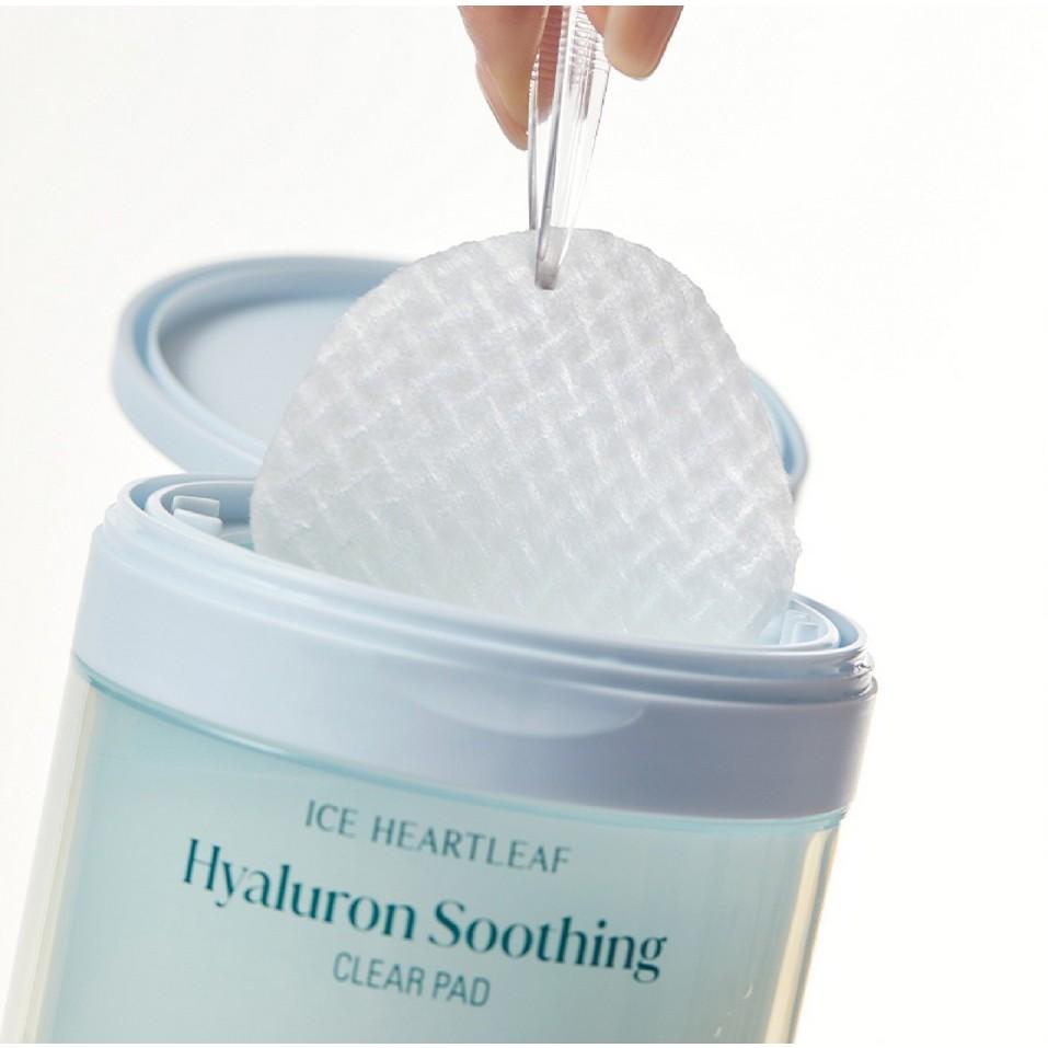 GOODAL Hyaluron Soothing Clear Pad, 70pcs | Ice Heartleaf