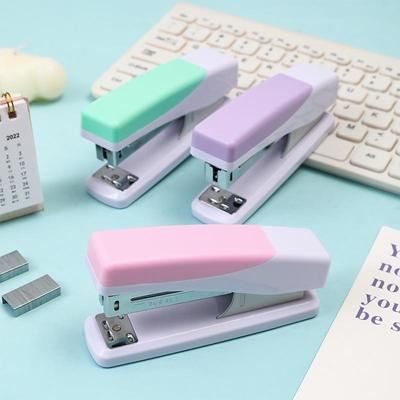 Macaron Rubber Material Labor-Saving Office Stapler No. 12 - Student and Office Stationery Supplies.