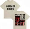 Rock Band System of A Down TShirts Unisex Women Vintage Alternative Metal Music Tshirts Unisex Women Cotton Oversized Male T Shirt