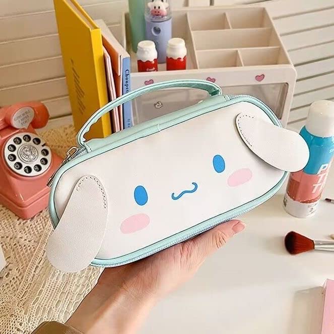 Cinnamoroll Kuromi Pencil Case Pouch Pen Case Small Item Case Writing Instruments Stationery PU Leather Cosmetic Pouch School Entrance Gift Girl