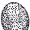 Retro Metall Wikinger Schild Kleidung Broschen Anstecker für Damen und Herren Befestigungen Schal