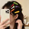 Funny Realistic Food Vegetable Barrettes Novelty Shape Hair Pins 2Pcs Random Styles Cute Hair Accessories for Party Favors