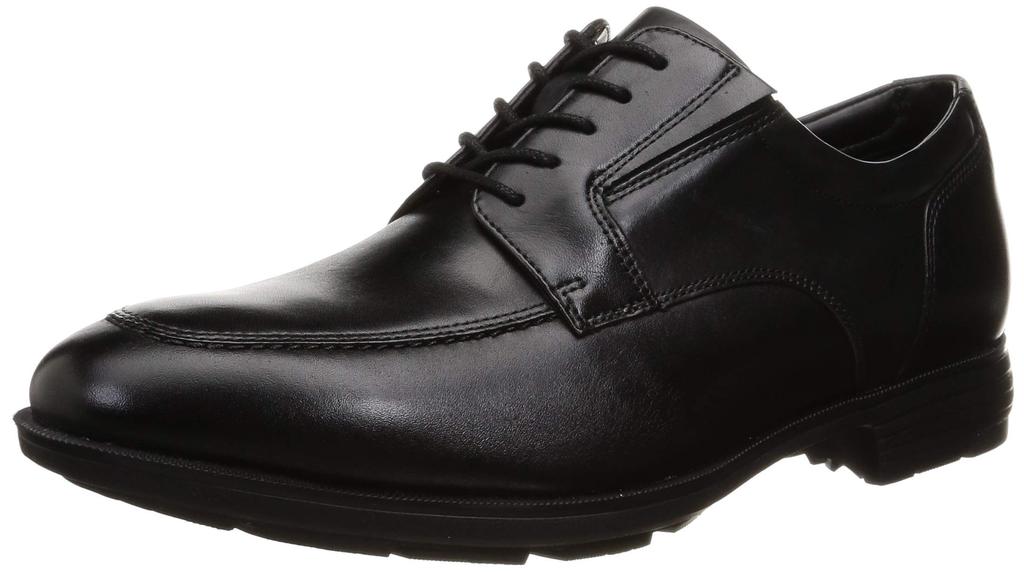 Texcy Luxe Men's Leather Gore-Tex Business Shoes, TU-8006, Black, Size 26.0 cm, 4E Wide