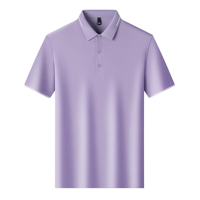 Pierre Cardin Men's Mulberry Silk Cool-Touch Polo T-Shirt