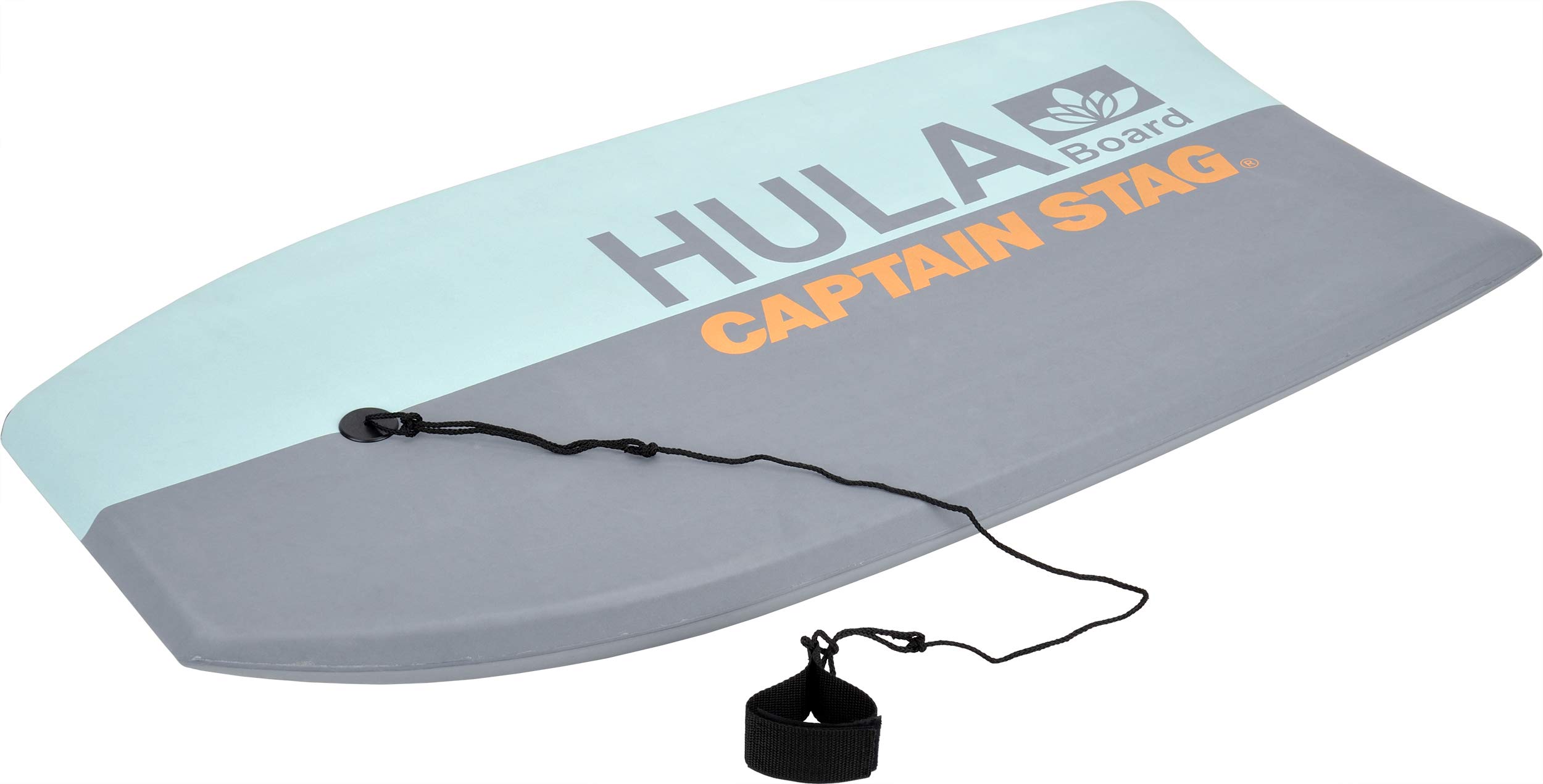 

CAPTAIN STAG Bodyboard EVA Bodyboard 33inch with Leash Cord Gray x Sax HULA UX-1045