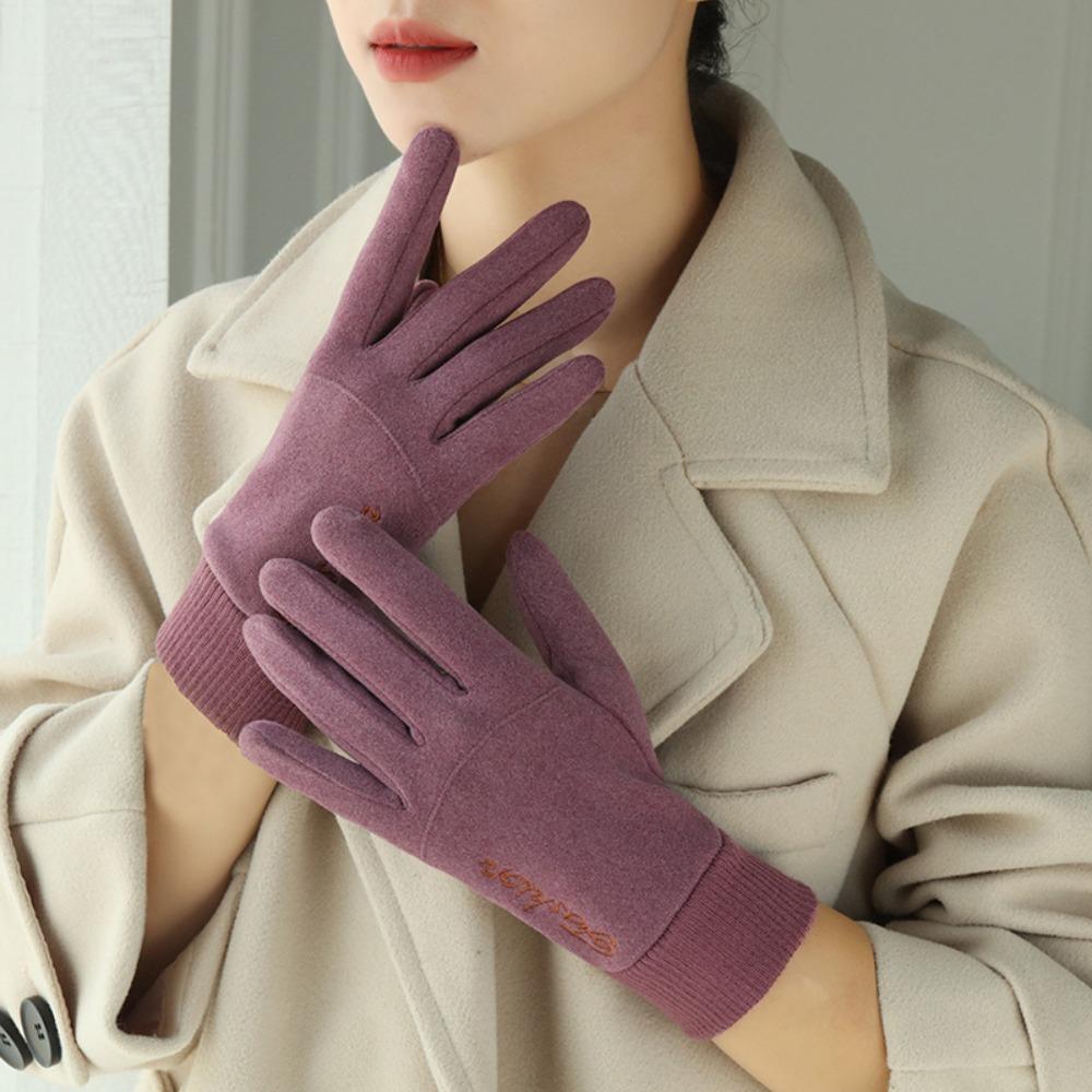 Full Finger Touch Screen Gloves Warm Driving Mittens New Winter Gloves  Women Men