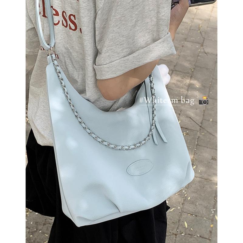 Korean Tote Bag High-end Sense Large-capacity Women's Backpack 2025 New Simple and Versatile Shoulder Messenger Bag