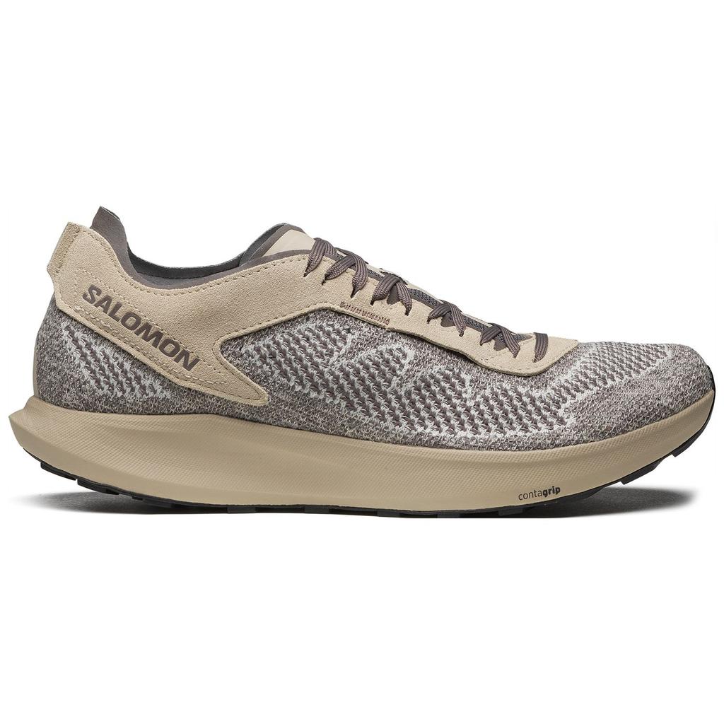 Salomon Pulsar Prg Knit Comfortable Outdoor Functional Slip-Resistant Wear-Resistant Breathable Low-Top Lifestyle Shoes Unisex Shoes Gray Brown 473007