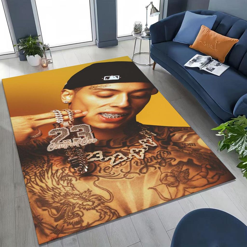Legends Rapper Collection HIP HOP Rap Star Art Rug for Bedroom Living Room Sofa Home Doormat Decor, Large Kid Non-slip Floor Mat