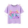 My Little Pony Girl T Shirt Twilight Sparkle Letter AZ TShirts Cartoon Kids Short Sleeve Tee Tops Casual Children Clothes