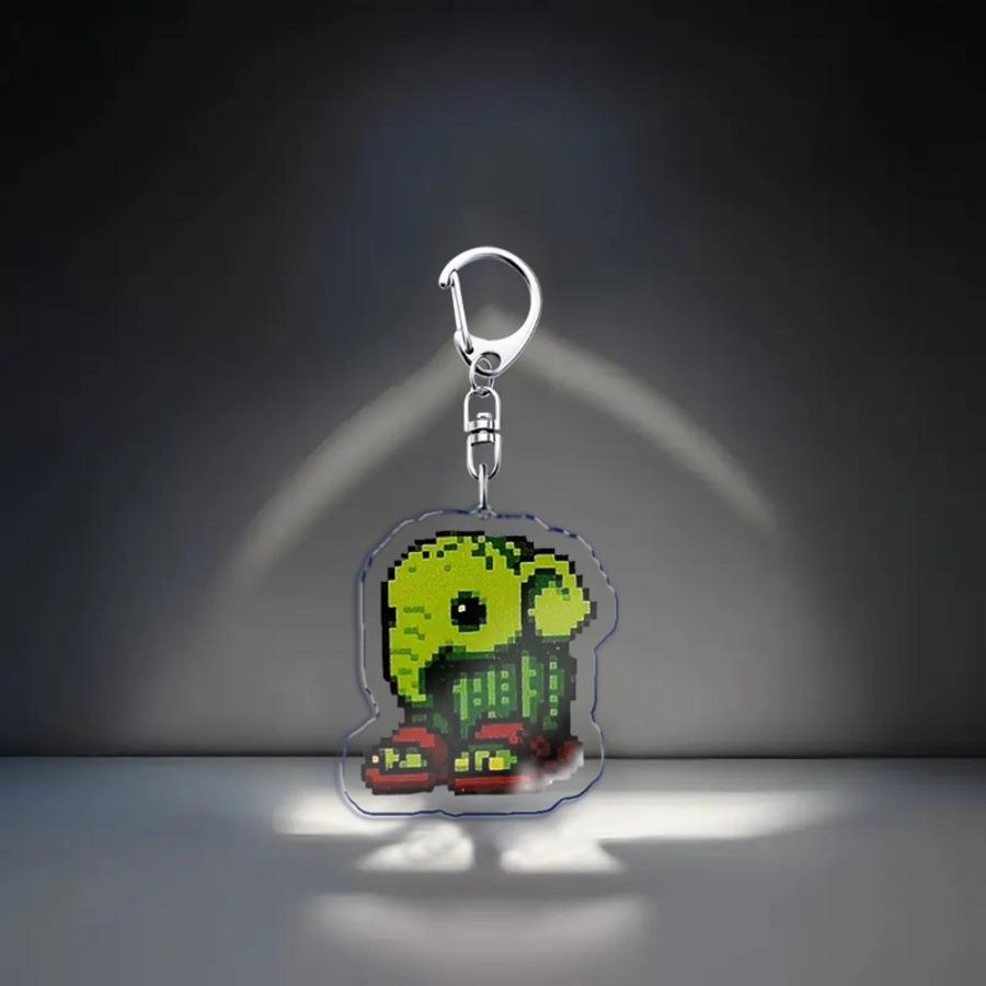 

Italian Brainrot Pixel Meme Keychains Llavero for Accessories Bag Cute Cartoon Tung Tung Tung Keyring Jewelry Friends Fans Gifts чорний