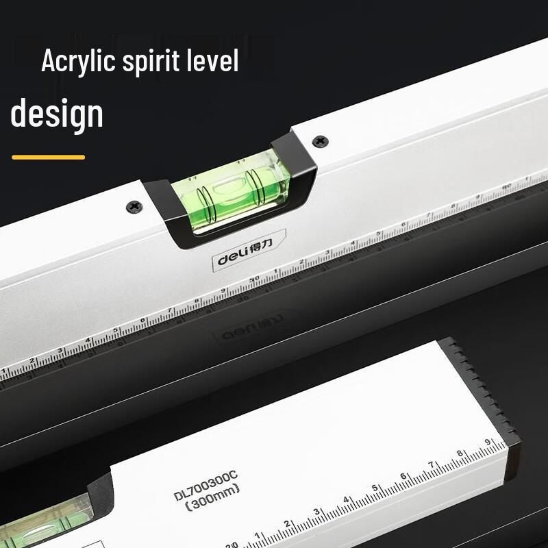 Deli Tools DL700600C Spirit Level, 2-Pack