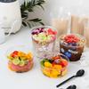 10 Pezzi 230/350/500/700ml Tazze Usa e Getta per Insalata Plastica Trasparente A Prova di Perdite Tazze per Dessert Con Coperchio Con Coperchio