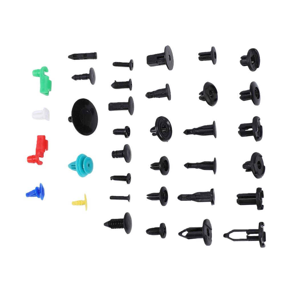 725PCS Car Push Retainer Clips Auto Fasteners Assortment with Cable Ties and Fasteners Remover 725pcs (680+45
