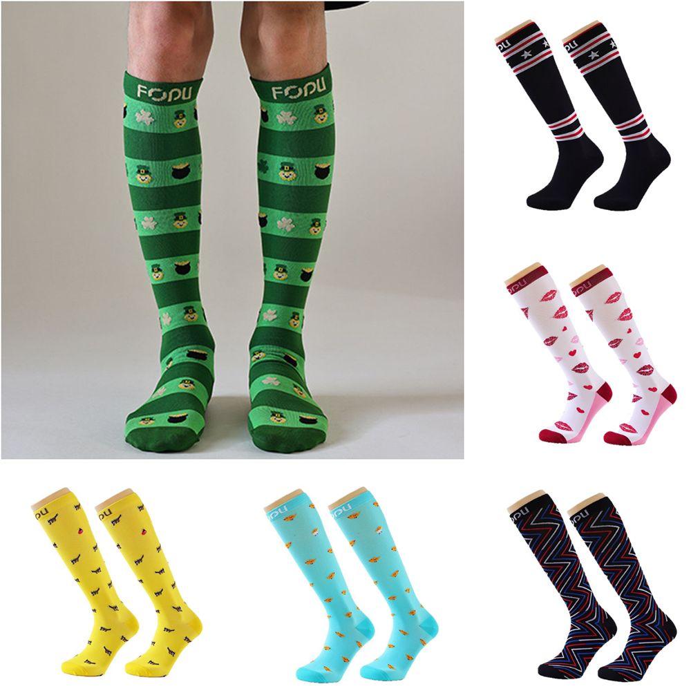 Knee High Pressure Stockings Elastic Varicose Veins Socks Soft Compression Socks  Running