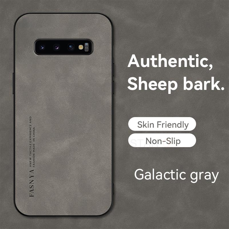 S 10 9 8 Luxusní Vintage kožené pouzdro z ovčí kůže pro Samsung Galaxy S10 S9 S8 Plus 5g Men Business Retro Back Cover S10plus S9plus
