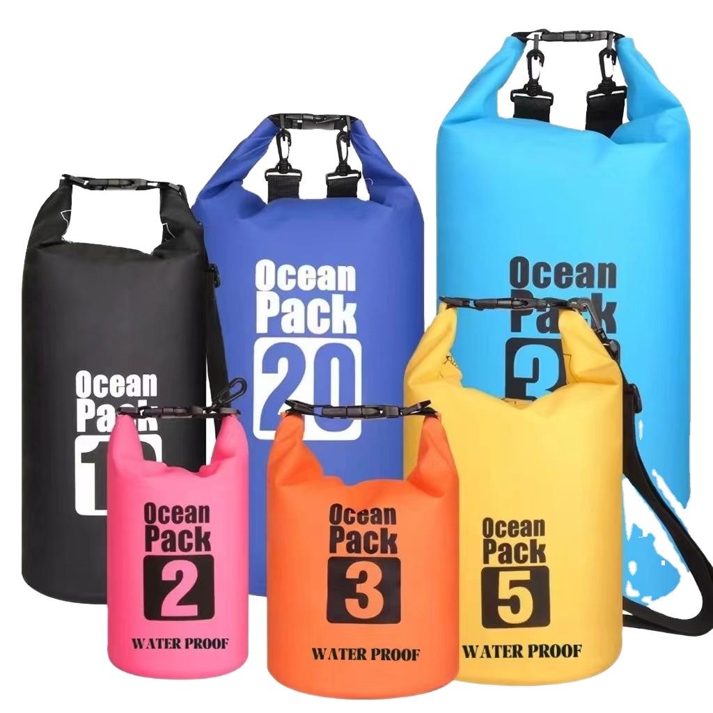 2025 Trending Custom Logo PVC Waterproof Dry Bag 2L-30L Outdoor Safety Foldable Portable красный