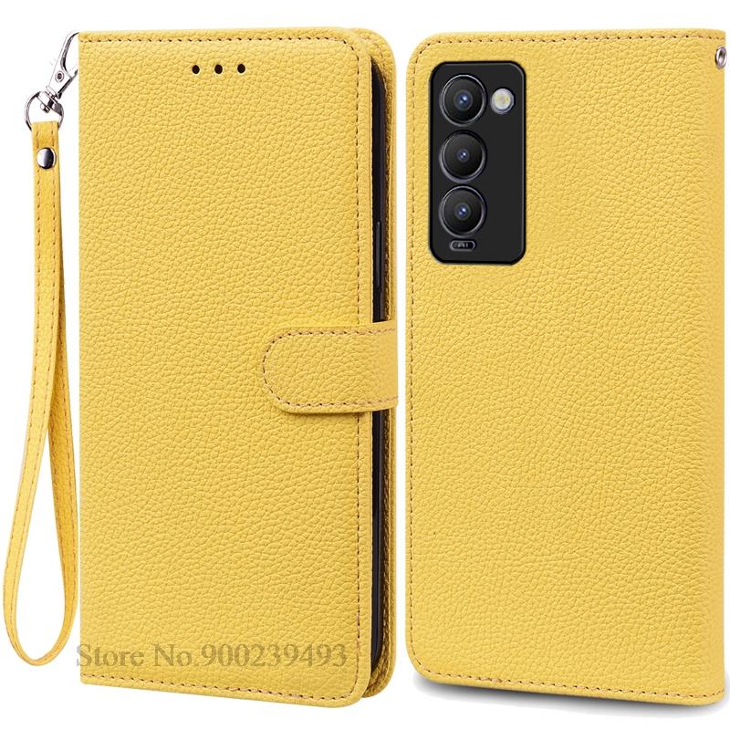 Para Capa Tecno Camon 18 Camon 18P 18 P Carteira Capa Flip de Couro Para Capa Tecno Camon 18 Premier Capa de Celular Coque Fundas