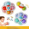 Suction Cup Spinner Infant Baby Toys for 12-18 Months, Spinning Top Sensory Toys for Toddlers 1-3 Years Old, Fidget Dimple Toy for Babies