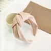 Women Headband Bowknot Decor Pure Color Hair Hoop Lightweight Versatile Hair Decoration Hair Accessories
