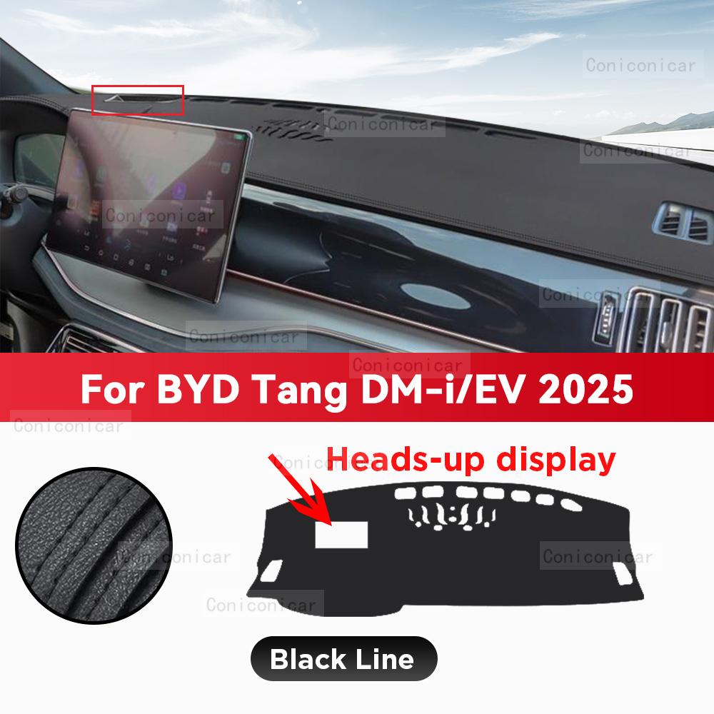 For BYD TANG DM-i EV 2025 Car Dashboard Cover Mat Sun Shade Pad Avoid Light Mat Instrument Carpet Protection Accessories