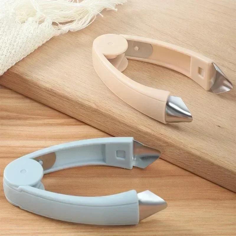 Kreatywna stal nierdzewna Ananas Bezoczna Pęseta Spiczasta Truskawka Klips Domowy Kuchnia Wielofunkcyjny Usuwanie Szypułek Owocowych