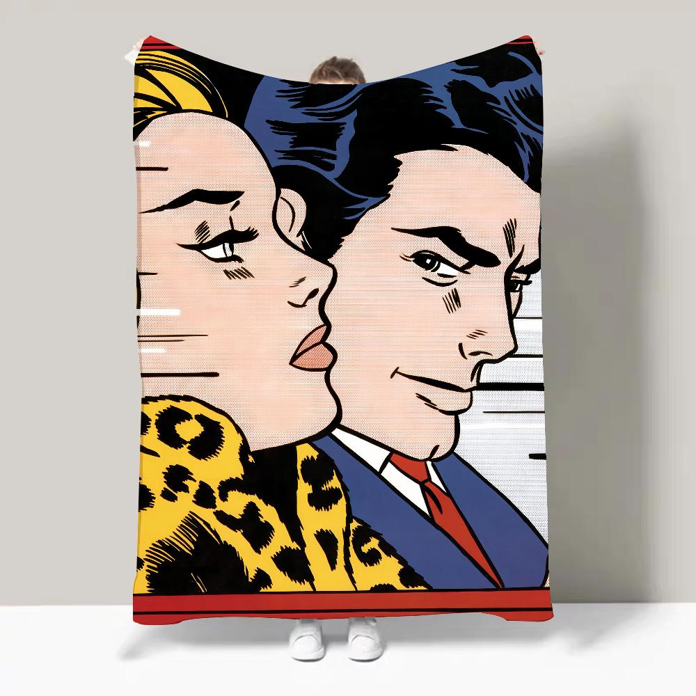 

Art R-Roy Lichtenstein Womens Tears Blanket Design Lightweight For Dorms, Naps, Living Room, Office,Sofa,All-Season 30x40in