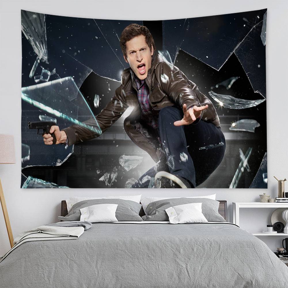 Comedy TV BBrooklyn Nine Nine Anime Tapestry Hanging Tarot Hippie Wall Rugs Dorm Home Decor