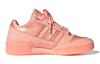 Adidas Originals FORUM Satin Low J Anti kick Low top Skateboard Shoes Coral Powder Teenagers FY8823