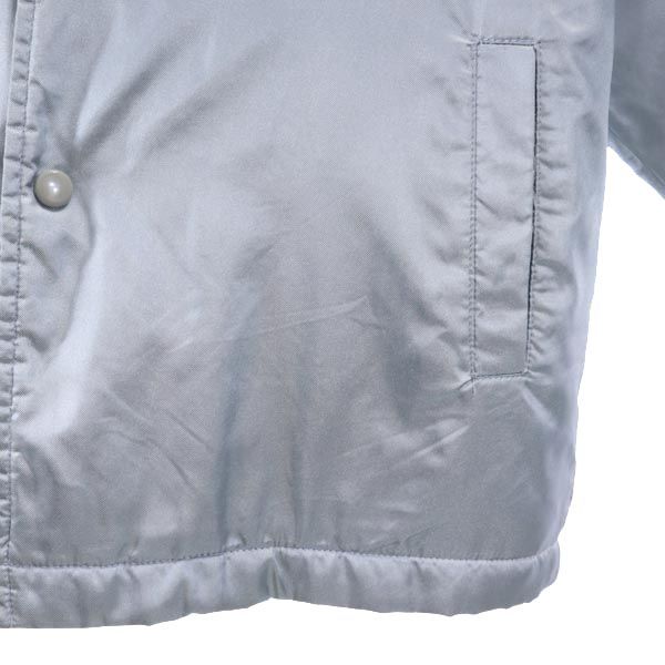 adidas Hooded Batting jacket 140 Silver system Back bore Kid's Used