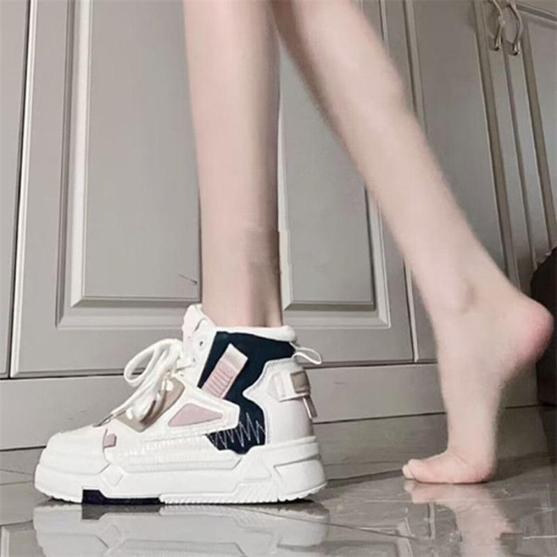 Women's shoes high-top shoes women's new summer little white shoes couple leisure sports board women's trendy models